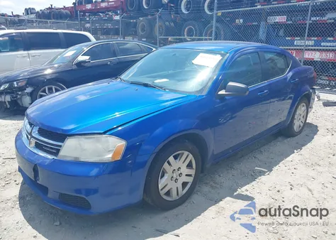 2012 Dodge Avenger Se from USA, damaged, VIN 1C3CDZAB5CN173384